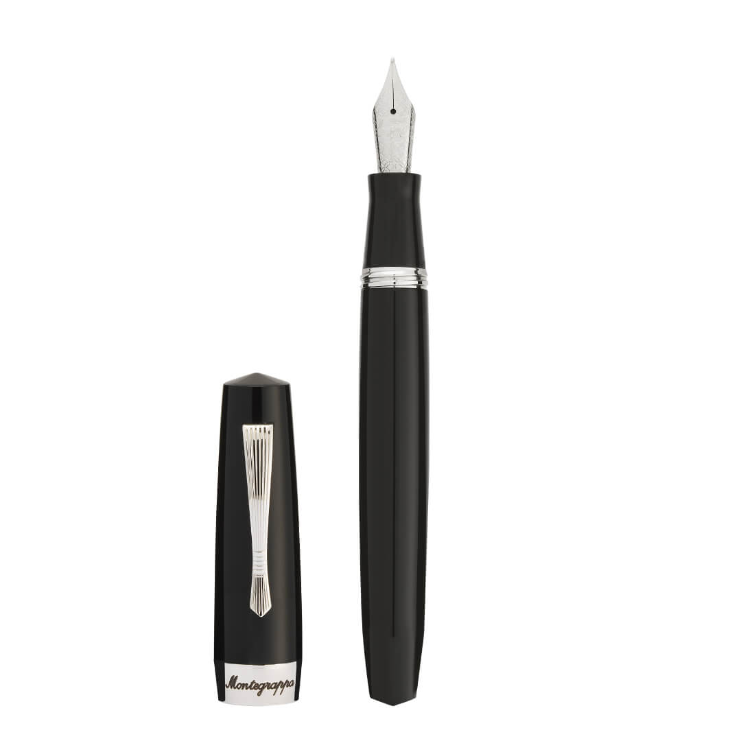 【未使用品】モンテグラッパ　エルモ02 万年筆 エルモ02 ジェットブラック 万年筆 – Montegrappa Japan