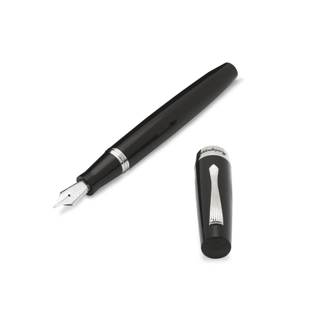 エルモ02 ジェットブラック 万年筆 – Montegrappa Japan